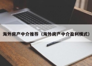 海外房产中介推荐（海外房产中介盈利模式）