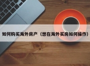 如何购买海外房产（想在海外买房如何操作）