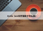 Acela（ace拉杆箱轮子怎么换）