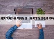 房天下海外房产网加盟（房天下加盟电话号码）
