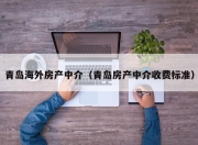 青岛海外房产中介（青岛房产中介收费标准）